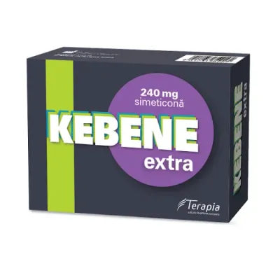 Kebene Extra cu Simeticona, 30 capsule, Terapia