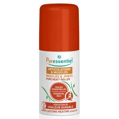 Roll-on efect de relaxare Pure Heat Muscle & Joints, 75 ml, Puressentiel