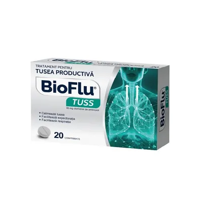 BIOFLU TUSS 30MG 20 COMPRIMATE