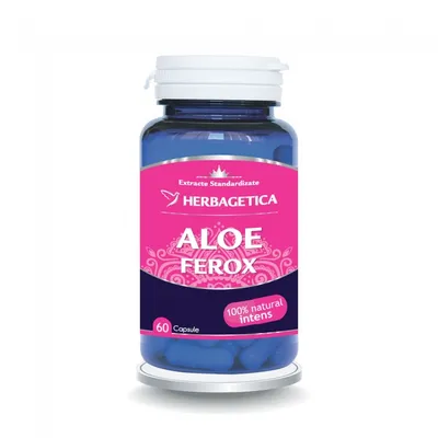 Aloe ferox uz cosmetic, 60 capsule, Herbagetica