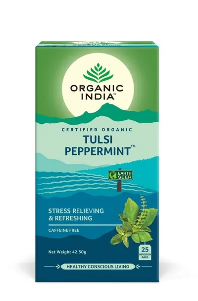 CEAI TULSI MENTA AMESTEC ADAPTOGEN REIMPROSPATANT 25 PLICURI BIO ORGANIC INDIA