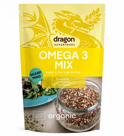 Omega 3 Mix Bio, 200 g, Dragon Superfoods