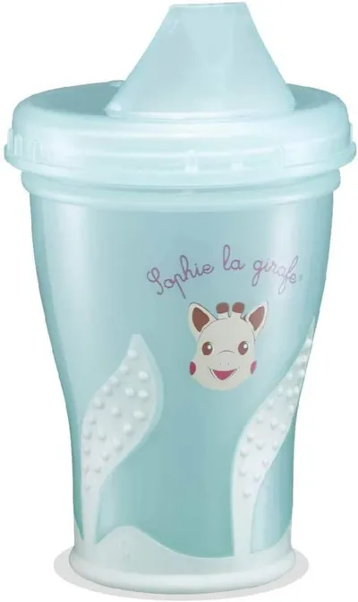 Pahar anti-curgere girafa Sophie 6L+, 200ml, Vulli