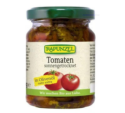 Roșii Uscate în Ulei de Măsline Eco, 120 g, Rapunzel