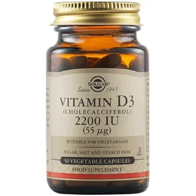 SOLGAR VITAMINA D3 2200IU 50 CAPSULE