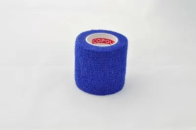 Bandaj autoadeziv 5cm x 4,5m, albastru, Copoly
