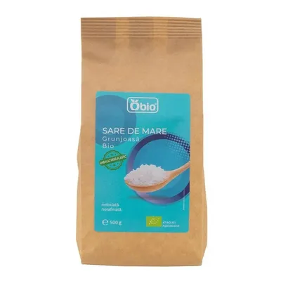 Sare de mare grunjoasa, 500 g, Obio