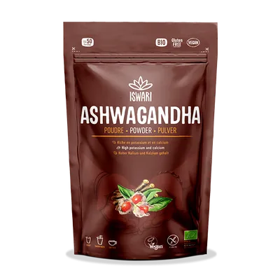 Pulbere bio de ashwagandha, 150g, Iswari