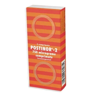 Postinor-2, 750 micrograme, 2 comprimate – Gedeon Richter