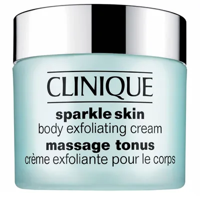 Crema exfolianta de corp pentru toate tipurile de piele Sparkle Skin, 250ml, Clinique