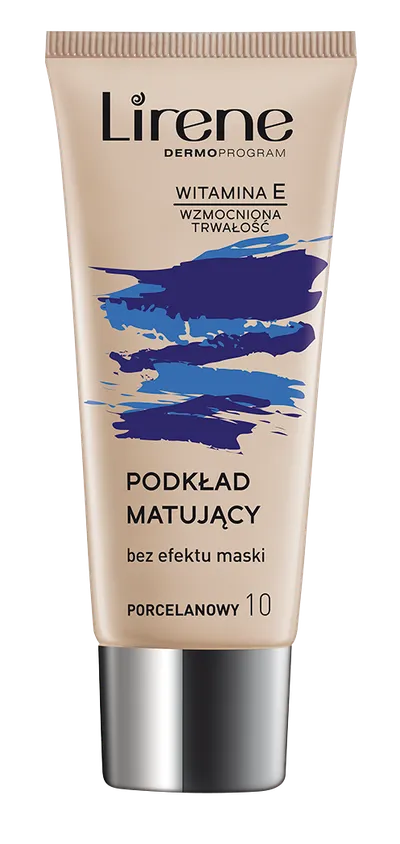 Fluid matifiant Nature Matte Porcelain 10, 30ml, Lirene