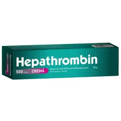 Hepathrombin Crema, 500 UI/g, Hemofarm