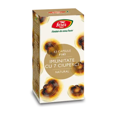 Imunitate cu 7 Ciuperci, 63 capsule, Fares