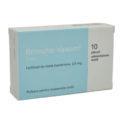Broncho-Vaxom copii 3,5 mg x 30 plicuri x 240 mg pulb. pt. susp. orala