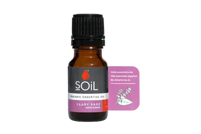 Ulei esential Clary Sage Salvie 100% Organic Ecocert, 10ml, Soil