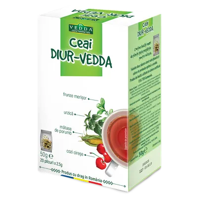 Ceai Diur, 20 plicuri, Vedda