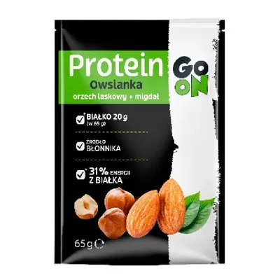Porridge proteic cu alune de padure Go On, 65g, Sante