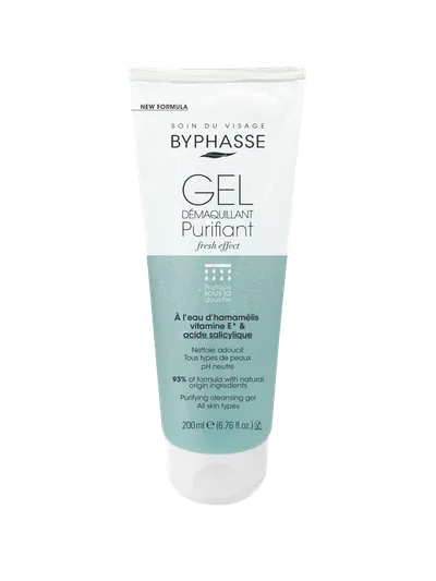 Gel de curatare purifiant pentru toate tipurile de ten, 200ml, Byphasse