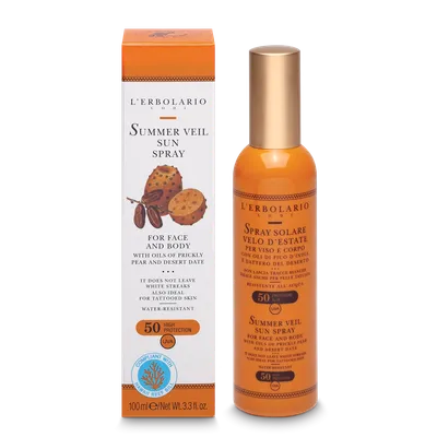 L'Erbolario Spray Sun pentru fata si corp SPF50, 100ml