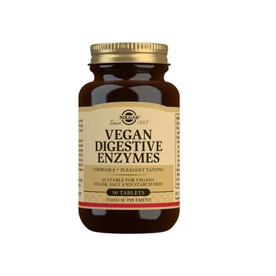 SOLGAR ENZIME DIGESTIVE PENTRU VEGANI 50 TABLETE