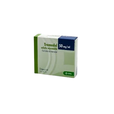 Tramadol 50 mg / 1 ml x 5 fiole x 1 ml sol. inj.