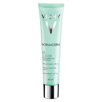 Crema corectoare cu efect de uniformizare Normaderm BB Clear, Nuanta Medium, 40 ml, Vichy