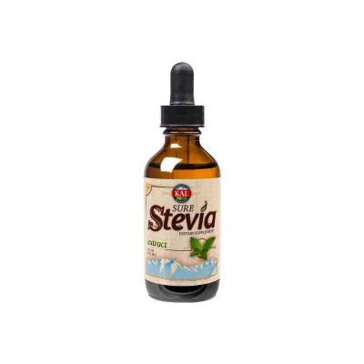 Indulcitor natural lichid Pure Stevia, 59.10 ml, Secom