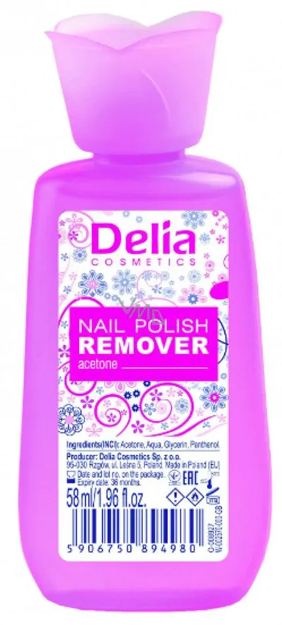 Dizolvant cu acetona, 58ml, Delia Cosmetics