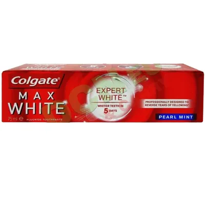 Pasta de dinti Max White Expert Pearl Mint, 75ml, Colgate