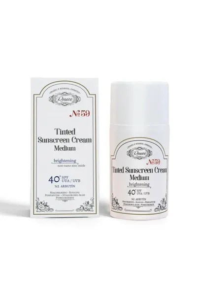 Crema nuantatoare cu protectie solara SPF 40+ Medium, 50ml, Rosece