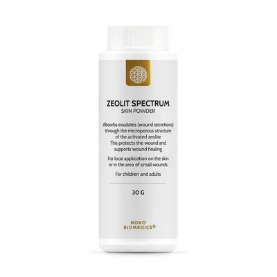 Zeolit Spectrum Pudra pentru piele, 30g, Novo Biomedics