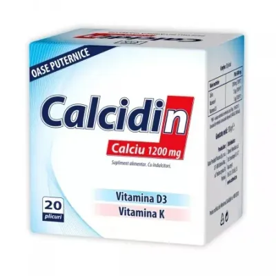 Calcidin, Calciu 1200 mg, Zdrovit