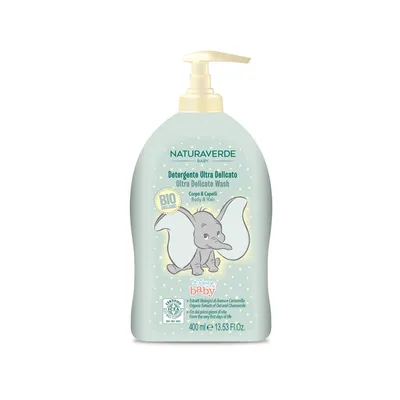 Sampon si gel de dus bebelusi ultra delicat Bio, 400ml, Naturaverde