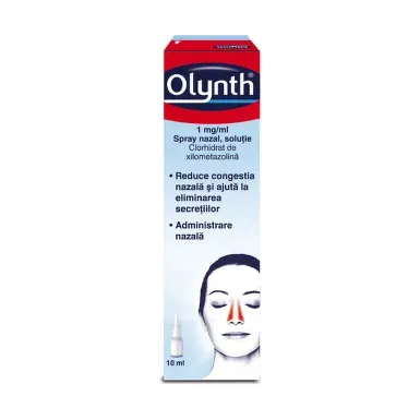 Olynth 1mg/ml spray nazal solutie, 10 ml, McNeil