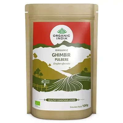 ORGANIC INDIA GHIMBIR PULBERE 100% FARA GLUTEN 100G BIO