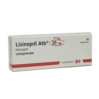 Lisinopril ATB 20 mg x 3 blistere x 10 compr.