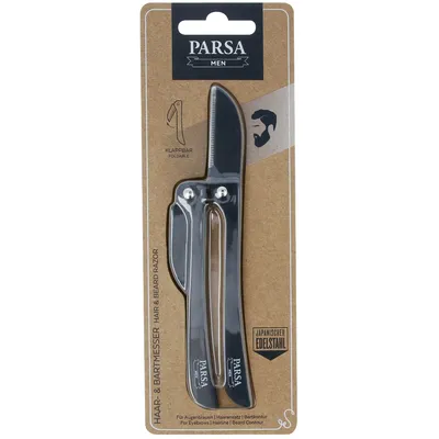 Set briceag pentru par si barba Men, 2 bucati, Parsa Beauty