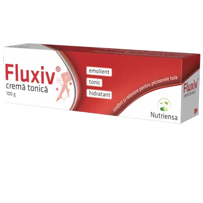 Fluxiv Crema Tonica pentru microcirculatie, 100 g, Antibiotice