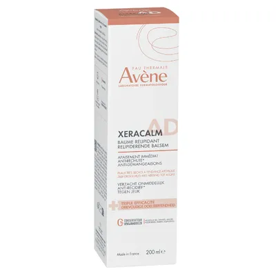 Balsam relipidant pentru pielea uscata predispusa la dermatita atopica sau prurit XeraCalm AD, 200 ml, Avene
