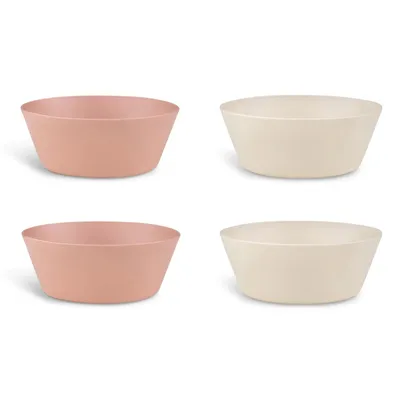 Set de boluri bio Pink/Cream, 4 bucati, Citron