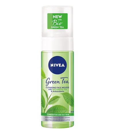 Spuma de curatare cu ceai verde Cleansing, 150ml, Nivea