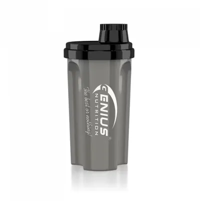 Shaker negru/gri, 500ml, Genius Nutrition