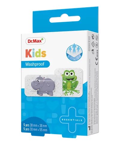 Dr. Max Plasture pentru copii 38 x 38mm 30 x 55mm, 10 bucati