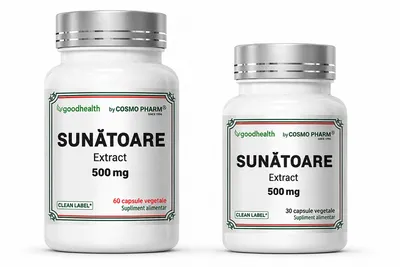 Sunătoare Extract 500 mg, 60 + 30 Capsule, Cosmopharm