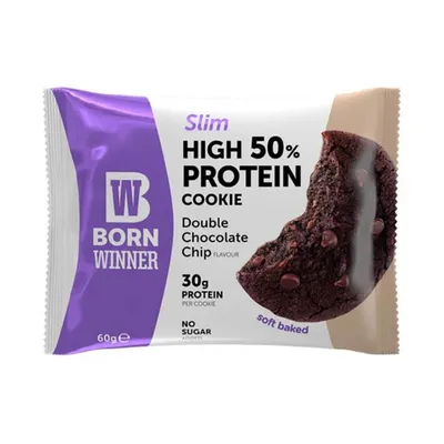 Fursec proteic cu aroma Duble Chocolate Slim, 60g, Born Winner