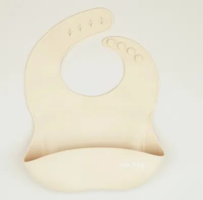 Baveta silicon cream, Little Prints