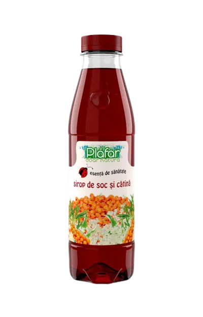 Sirop de catina si soc, 500ml, Plafar