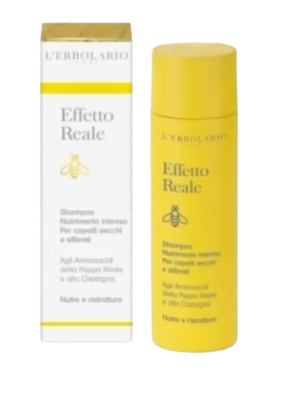 L'Erbolario Effetto Reale Sampon hranire intensiva par uscat si deteriorat, 200ml