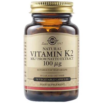 SOLGAR VITAMINA K2 100MCG 50 CAPSULE