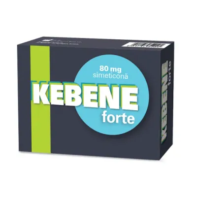 Kebene Forte Simeticona, 25 capsule, Terapia